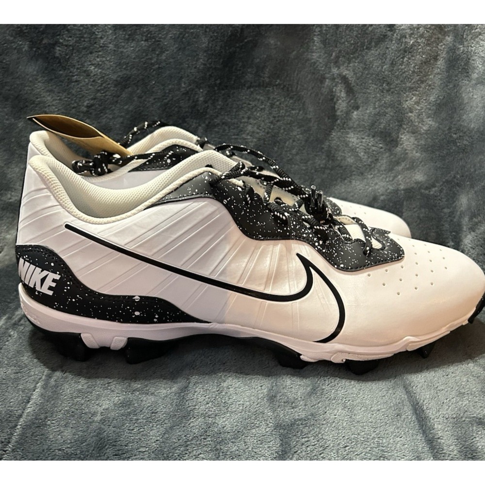 Nike Alpha Huarache 4 Kystn DJ6524 106 Men's Cleats White/Black Size 14